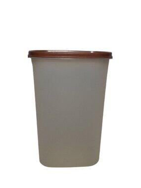 Vintage Tupperware Modular Mates Container 1615 1616  Brown Lid 12-1/4 Cup "5"